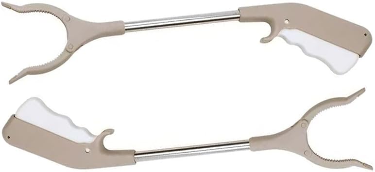 Reaching Assist Tool Small, 2 Pack 12/16/24 inch Practical Grabber Reacher Tool, Pests Trash for Gripping Variouse Shapes Objects Picking up Trash Color 40cm/16inch