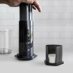 CAFEMASY Coffee Filter Holder with 200 Count Paper Filters Compatible with Aeropress XL Espresso Maker Replacement Round Disposable Coffee Filters and Holder Coffee Accessories Pack - Image 6