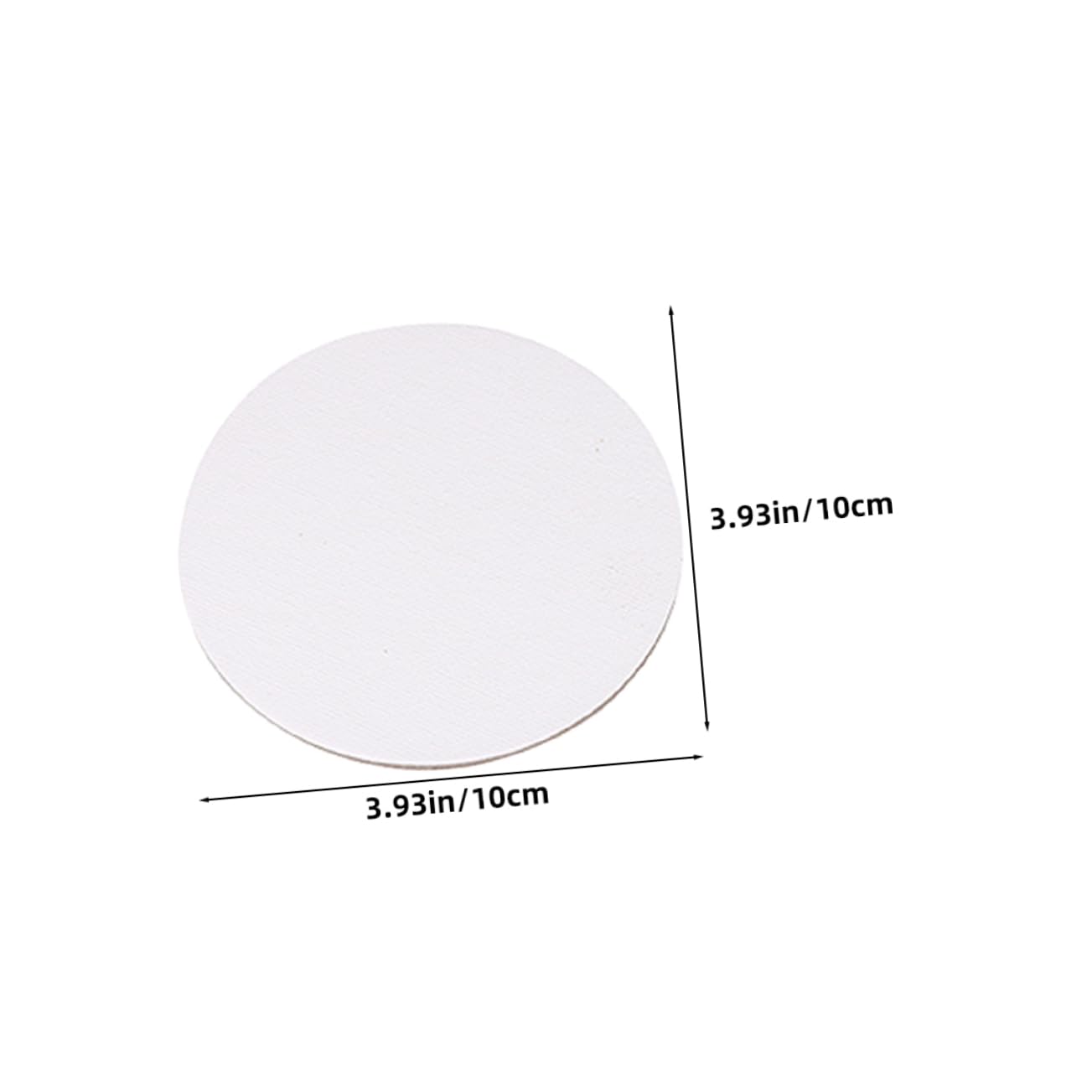 IMIKEYA 8pcs Round Canvas Boards for Painting Stretched Canvas Panels for Oil Acrylic and Watercolor for Artists Students and Crafting Outdoors