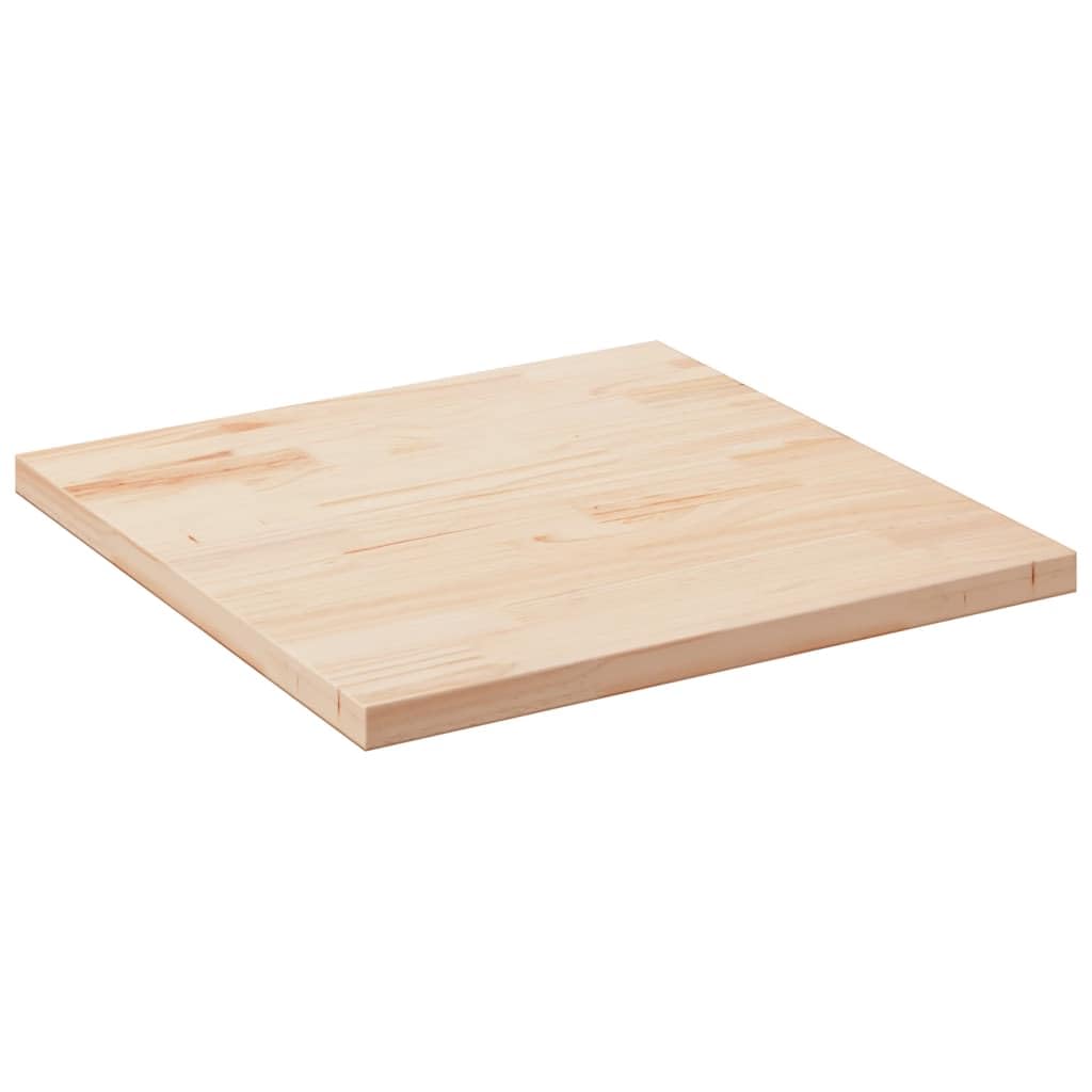 Vidaxl Natural Table Top 90X90x2.5 Cm Solid Wood Pine Square