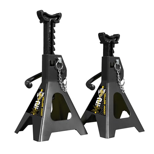 YELLOW JACKET Jack Stands 2 Ton with Double Locking for