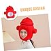 DIYEAH Fire Hydrant Cosplay Hat Stuffed Headgear Soft Cartoon Firefighter Party Hat Photo Prop for Halloween Christmas Carnivals