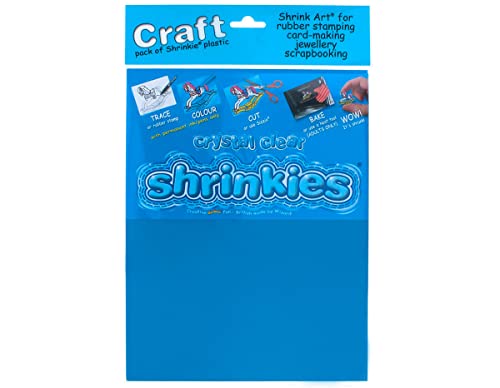 Keycraft - Original Shrinkles, Crystal Clear Shrink Art Sheets (Craft Pack)