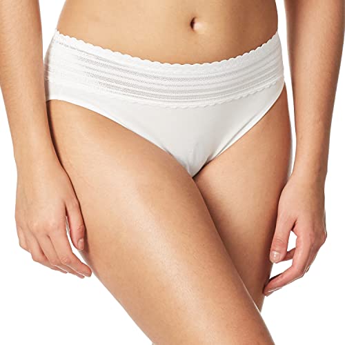Image of Warner's womens No Pinching No Problems Dig-free Comfort Waist With Lace Cotton Hi-cut Rt2091p