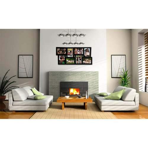 Porta Retrato Conjunto de Parede 10x15 - SC-08 Preto