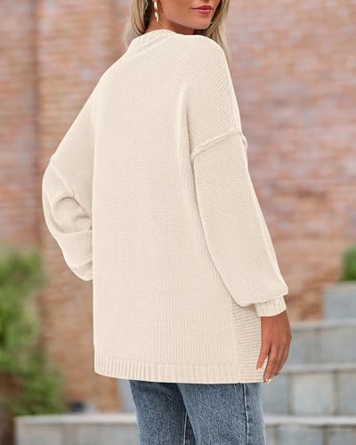 Image of BTFBM Casual Cardigan Sweater for Women Fall 2026 Long Sleeve Sweaters
