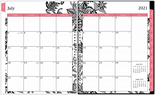 Blue Sky 2021-2022 Academic Year Weekly & Monthly Planner, 8.5" x 11", Flexible Cover, Wirebound, Analeis (130606)