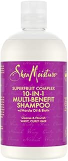 SheaMoisture Superfruit Complex silicone and sulphate free shampoo 10-in-1 Multi-Benefit Shampoo for wavy and curly hair 384 ml
