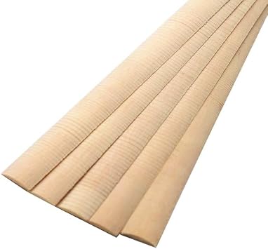5x Spruce Guitar Back Brace Joint Reinforcement Luthier 18 1/2" 470mm Arc F01
