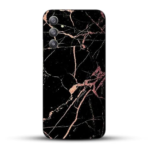 Image of COLORflow Back Cover Compatible with Samsung Galaxy A34 5G | Beautiful Black Golden Marble | Designer Printed Hard CASE Bumper Back Cover Compatible with Samsung A34 5G