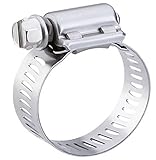 Breeze 63036H Marine Grade Power-Seal Stainless Steel Hose Clamp, Worm-Drive, SAE Size 36, 1-13/16