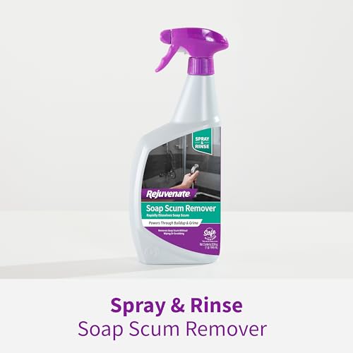 Rejuvenate Soap Scum Remover, 32 Ounces, Easily Dissolves Soap Scum Without Scrubbing - Thumbnail 6