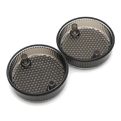 HTTMT Smoke Turn Signal Lens - Compatible with Magna VF750C, VLX 600, 700, 800 Shadow, Spirit 1100 / Valkyrie