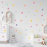 10 Sheet Trendy Pentagram Wall Sticker for Boys Girls Bedroom playroom Study Room Living Room Dance