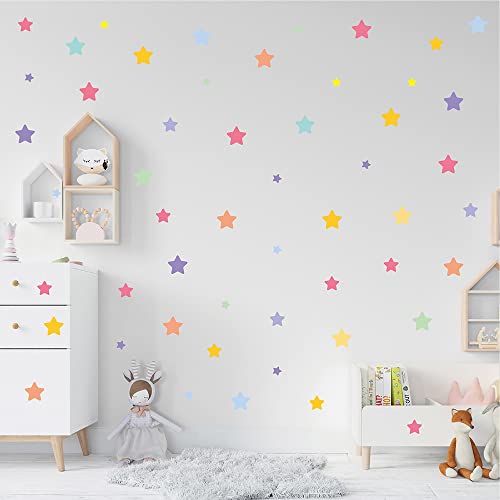 150 stickers decorativos de estrellas en vinilo removible miniatura 1