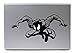 Autocollant pour ordinateur portable Spiderman 29x14 cm Verre dépoli.