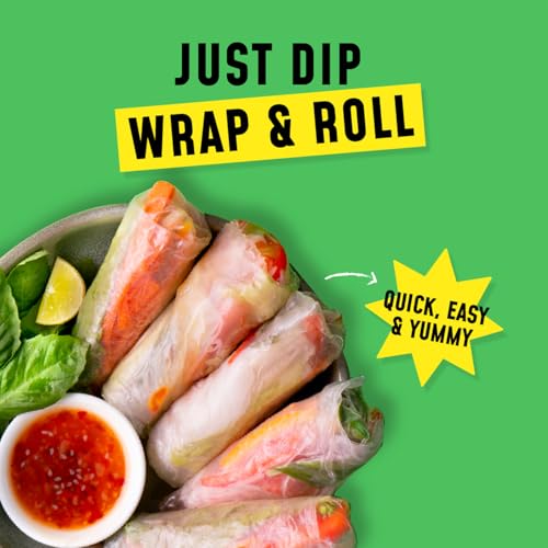 Image of MasterChow Rice Paper 100g | Gluten-Free Spring Roll Wrapper | Vegan, Preservative-Free | For Summer Rolls, Snacks & Asian Recipes