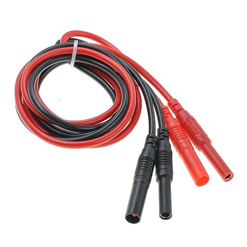 Image of 1 Pair Meter Test Lead Extension Male to Female Connector 4mm Banana Plug to Jack Heavy Duty Silicone Wires Multimeter Leads Probes Adapter 14AWG 1.5M /59