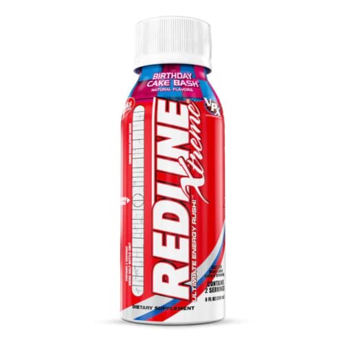 Vpx Redline Xtreme Energy Drinks - Ready-To-Drink Sugar-Free Energy - 8 Ounces, 24 Bottles (Birthday Cake Bash, 8 Fl Oz (24-Pack)) #TOP1