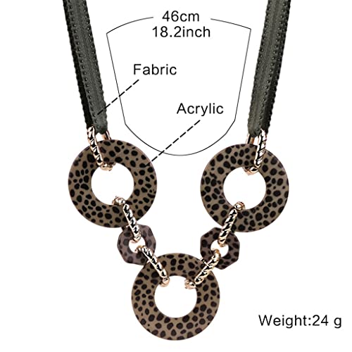 Bijoux de pull long exagérés en résine au design millésime déclaration unique - 5