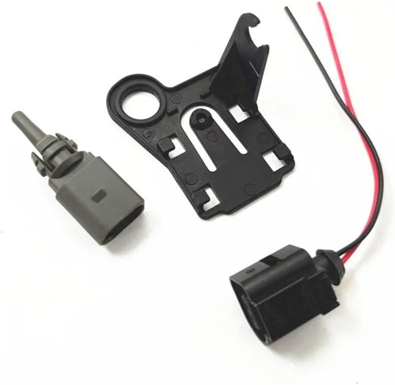 Outside Sensor for Skoda for Octavia for Rapid Car Exterior Temperature Sensor Connector Bracket 5QD820535 1J0973702 8Z0820535 5KD820536A(1Set)