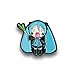 OFFICIAL Hatsune Miku Enamel Collector Pin | Features Lovable Japanese Pop Icon | Perfect Accessory for Backpacks, Camera Bags, Hats, & More!