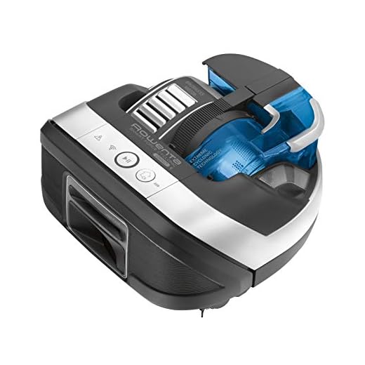 Rowenta Smart Force Cyclonic RR8021WH - Robot aspirador ciclónico alto rendimiento en todo tipo de suelos con navegación inteligente, cámara láser, cepillo motorizado y conectividad para smartphones