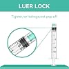 100 Pack 3ml with 21Ga 1inch Lab Supplies, Disposable Syringe with needle, Individually Packaged