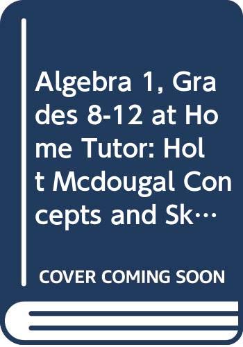 Algebra 1: Concepts and Skills: @Home Tutor