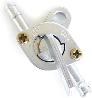 BikerWorks® Petcock Fuel Shut off Valve for Chinese 50cc 70cc 90cc 110cc 125cc Scooters ATVs Dirt Bikes Go Karts (1 pack)