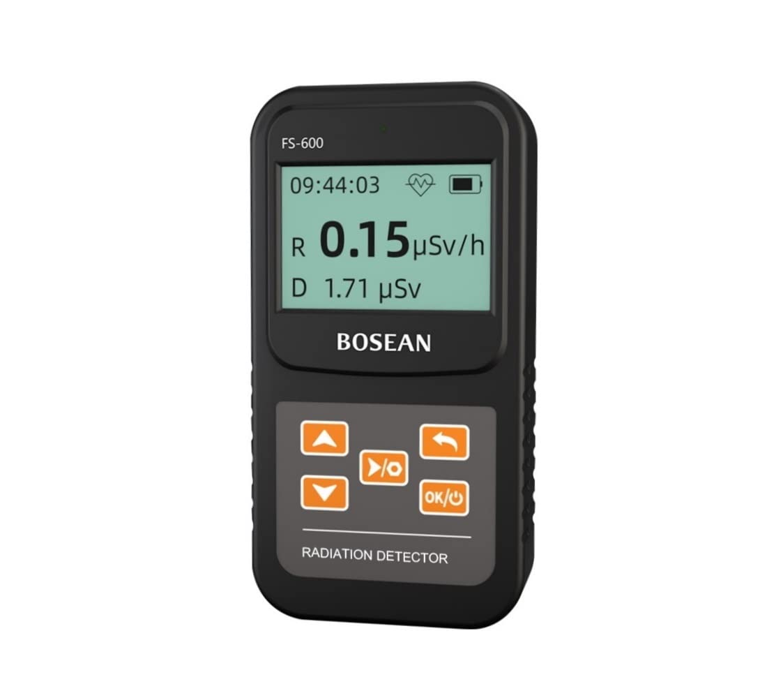 Détecteur de radiation FS600 Geigerger noir compteur de radioactivité portable