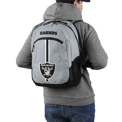Image of FOCO Las Vegas Raiders NFL Alternate Color Action Backpack - Gray