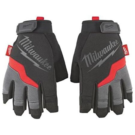Fingerless work gloves small Clearance