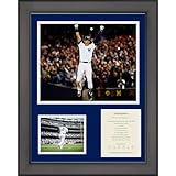 Framed Derek Jeter Hall of Fame Baseball 11