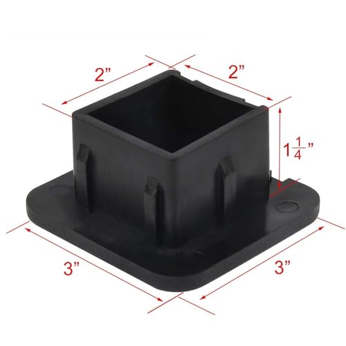 2 Inch Trailer Hitch Cover, Rubber Receiver Tube Hitch Plug