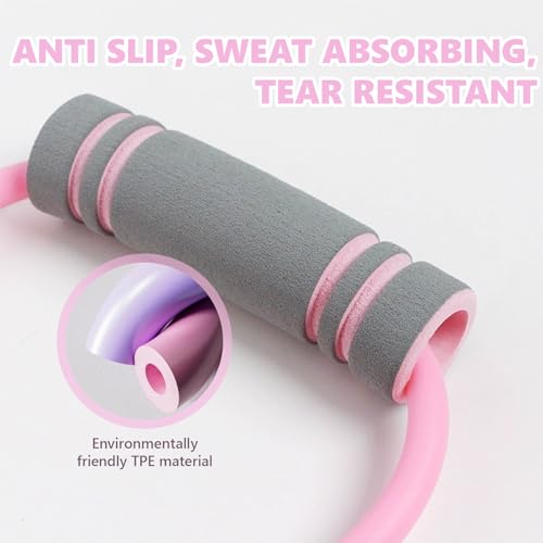 2 Figure 8 Bande de Résistance, Corde de Tension Multifonctionnelle, Bandes Élastiques de Musculation, Extenseur de Poitrine, pour Entraînement Gym Pilates Yoga – Image 4