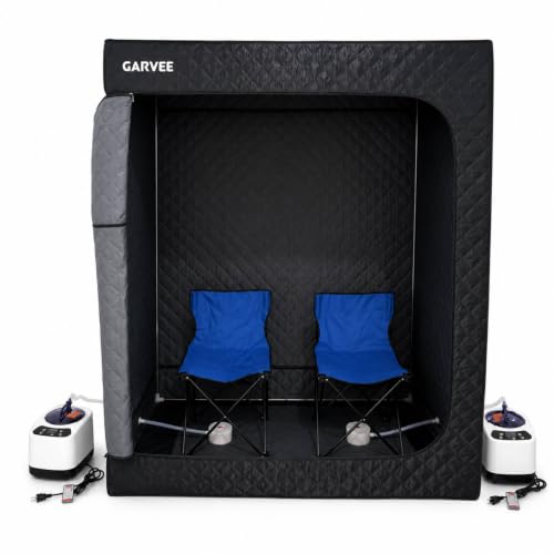 Garvee Portable Sauna for Home, 2 Person Steam Sauna Tent