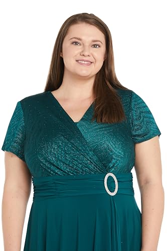 Image of R&M Richards Women's Opulent Flow Evening Dress