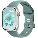 DaQin – DaQin Silikon Sport Armband Kompatibel mit Apple Watch 44mm 