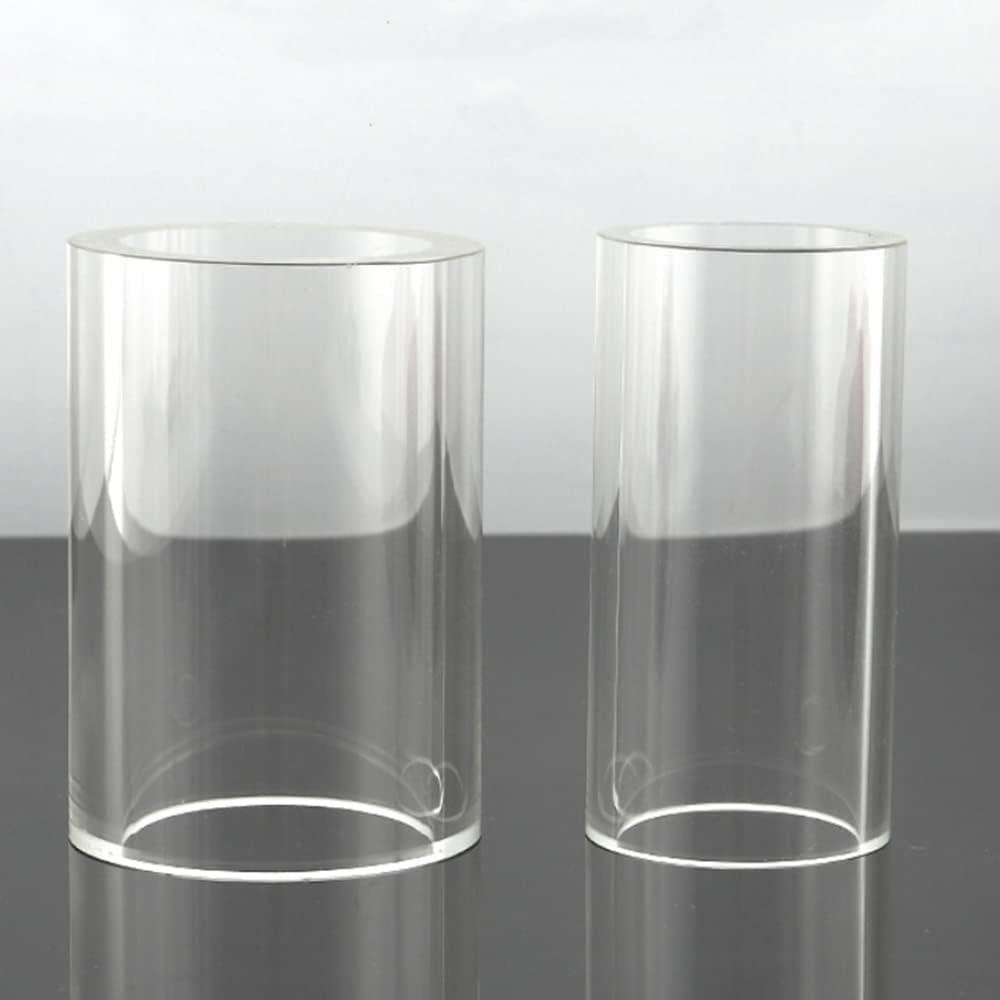 High Borosilicate Glass Tube Blowing Tubing Clear Tubes, ￠15-80mm,Wall Thickness 1.5-10mm,Length 100mm Option (￠80mm x 100mm x 6.5mm)