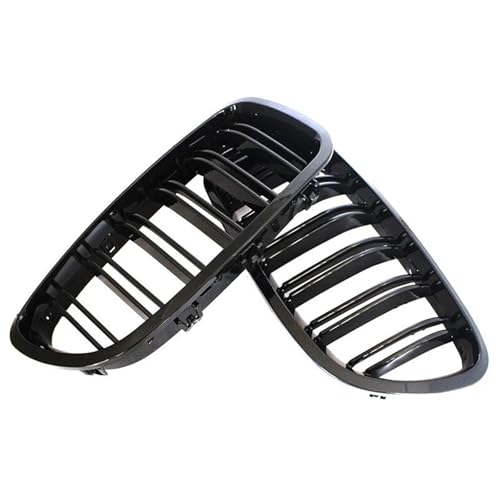 Grille de course double latte noire pour BMW F10 F11 F18 calandre avant de prestige 2010-2017