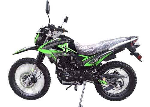 HHH Upgraded XHawk Enduro 250cc Motorcycle Dual...