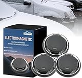 3PC Elektromagnetischer Eisschmelzenteiser,Elektromagnetischer Auto-Schneeentferner,Auto Defroster Elektromagnetisch,Elektromagnetische Schneeräumung Auto Enteiser,Tragbarer Autoentfroster Frostschutz