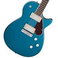 Solidbody Electric Guitar with Mahogany Body 2 Humbucking Pickups - Riviera Blue Rosewood Fingerboard Mahogany Neck