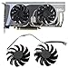 Graphics Card Cooling Fans Suitable for MSI GTX 460 560 560Ti N460 N560 HD 6870 6950 R6870 R6950 Frozr II for Zotac GTX 770 970 Series Desktop PLD08010S12HH 75mm 12V 0.35A 4Pin GPU Fan
