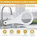 Water Filter Housing Wrench Replacement for Apec RO Membrane Housing Wrench Fit for Reverse Osmosis Water Filter System Membrane Housing Ro Filter Canister Wrenchs, 2 Pack