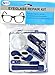 Professional Eyeglass Repair Kit - Slotted & Phillips Screwdrivers, 5X Magnifying Glass, Ear/Nose Pads, Screws, Neck Cord - All in One