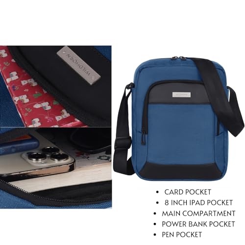 Image of WildHorn Sling Crossbody Bag for Men, Stylish Chest Shoulder Bag for Men Women, Adjustable Strap for Daily Commuting Travel Outdoor Activities