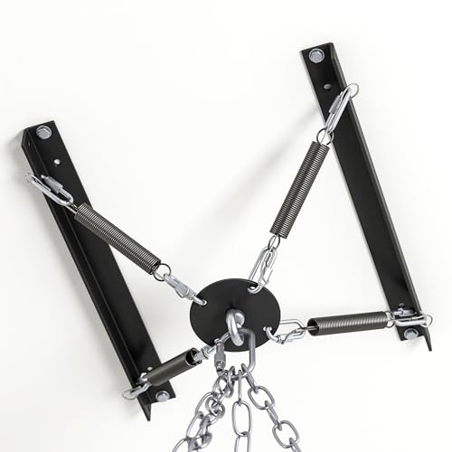 AIWFL Heavy Bag Hanger with Noise and Vibration Dampening Design, Heavy Duty Punching Bag Hanger Ceiling Mount or Open Floor Joist Mount for Heavy Punching Bags up to 140 LBS