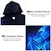 TUONROAD 10-12 Years Big Boys Black Pullover Size 8-10 Girls Flame Sweatshirt Cool 3D Smoke Pattern Hoodies for Child Students Fashion Sports Top Shirt 9Y 11Y Teenagers Blue Hooded Jacket Clothing